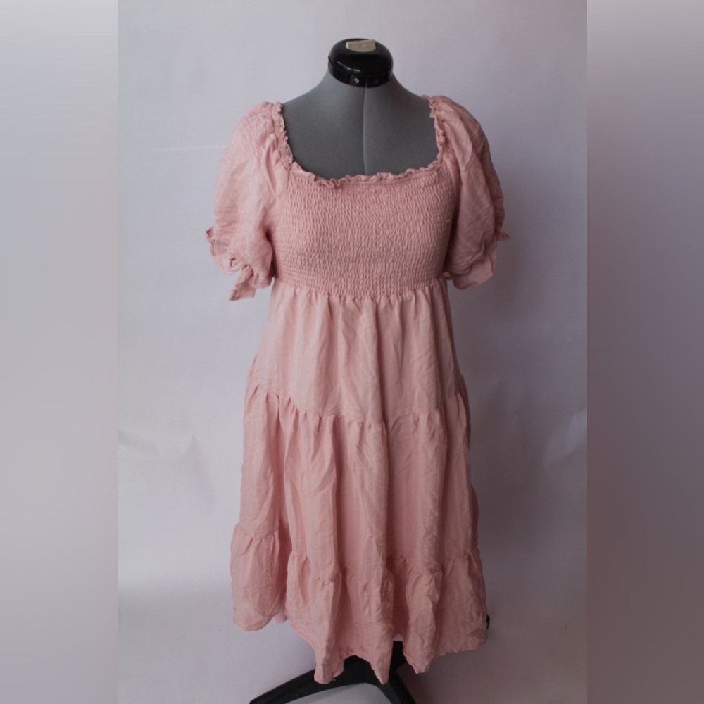 Trending Spring Pink Princess Maxi Dress - Medium - Mint Condition